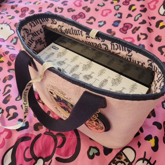 Vintage Juicy Couture Pink Velour Bag - Picture 14 of 16